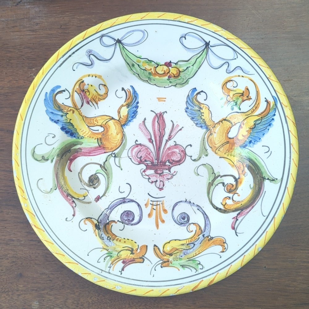 Majolica Pottery Plate